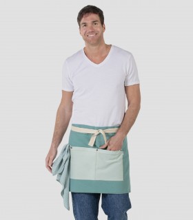 Delantal corto loneta Verde