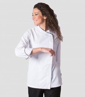 Chaqueta de cocinera manga larga