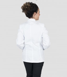 Chaqueta camarera cuello mao manga larga