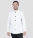 Chaqueta camarero cuello mao manga larga