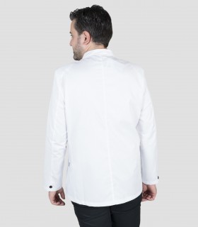 Chaqueta camarero cuello mao manga larga