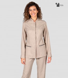 Chaqueta camarera mujer Pineda. Poliéster Reciclado.