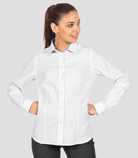 Camisa manga larga Blanca para camarera
