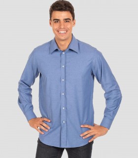Camisa manga larga Azulina para camarero