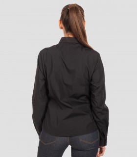 Camisa manga larga Negra para camarera