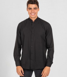 Camisa manga larga Negra para camarero