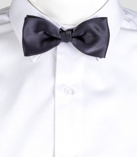 Pajarita Raso camarero Gris marengo