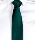 Corbata sin nudo Raso camarero Verde botella