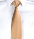 Corbata sin nudo Raso camarero Beige