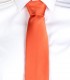 Corbata sin nudo Raso camarero Naranja