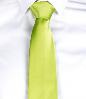 Corbata sin nudo Raso camarero Gris marengo