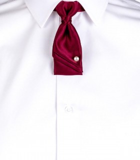 Corbatín Raso camarero Burdeos