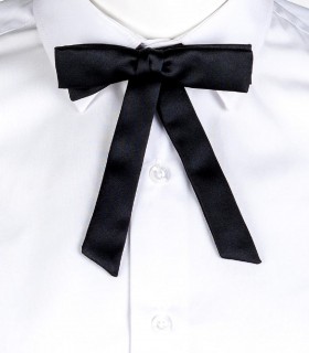 Lazo Raso Negro para camarero