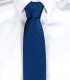 Corbata sin nudo Jacquard Ojo de perdiz Azulina