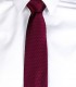 Corbata sin nudo Jacquard Ojo de perdiz Burdeos