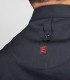Chaqueta cocina unisex Osiris Negra