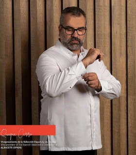 Chaqueta cocina unisex Forseti Blanca Blanca hasta 8XL