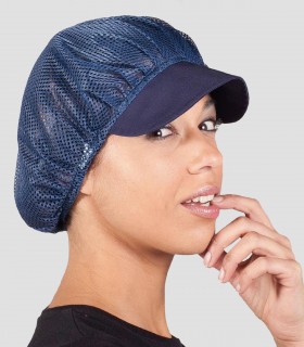 Gorra mujer rejilla Marino - Pack 10 unidades