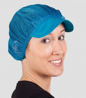 Gorra mujer rejilla Turquesa - Pack 10 unidades
