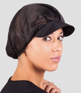 Gorra mujer rejilla Negra - Pack 10 unidades