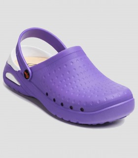Zueco sanitario ultraligero EVA Soft Morado