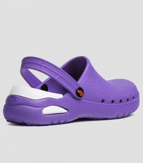 Zueco sanitario ultraligero EVA Soft Morado