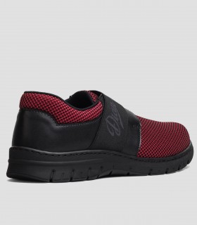 Zapatilla sanitario con elástico Siena Rojo