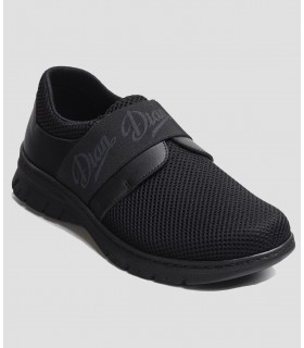 Zapatilla sanitario con elástico Siena Negra