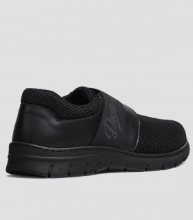 Zapatilla sanitario con elástico Siena Negra