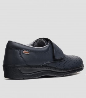 Zapato sanitario en piel vacuno Marino