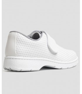Zapato sanitario perforado Blanco