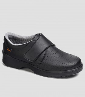 Zapato sanitario Milán Picado Negro