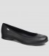 Zapato mujer Bailarina Negro para camarera