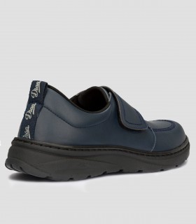 Zapato con velcro Florencia Plus Marino