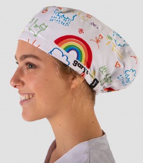 Gorro sanitario Microfibra pelo largo Todo va a salir bien