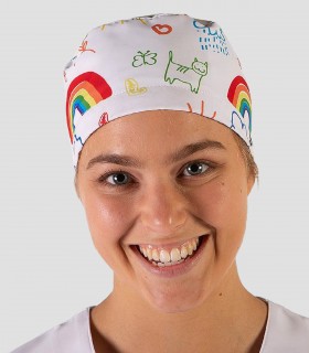 Gorro sanitario Microfibra pelo largo Todo va a salir bien