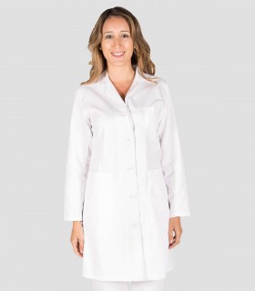 Bata sanitaria Manga Larga sin puños