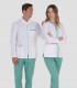 Casaca sanitaria elástica mujer Verde