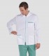 Casaca sanitaria elástica unisex Verde