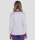 Casaca sanitaria elástica mujer Morado