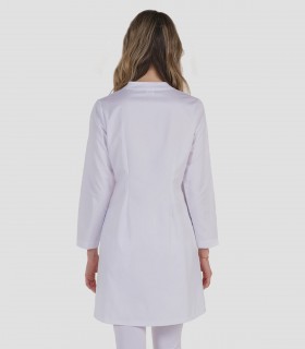 Bata sanitaria manga larga para mujer