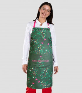 Delantal Navidad Verde by Agatha Ruiz de la Prada