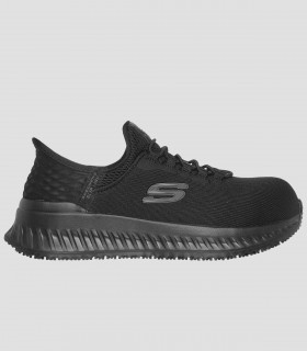 Zapatilla seguridad mujer Tilido-Ombray Slip-Ins Skechers Negra