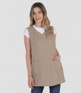 Casulla Beige Cuello pico