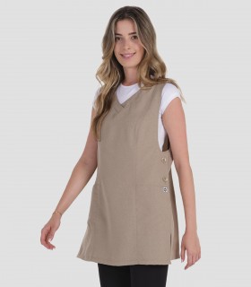 Casulla Beige Cuello pico