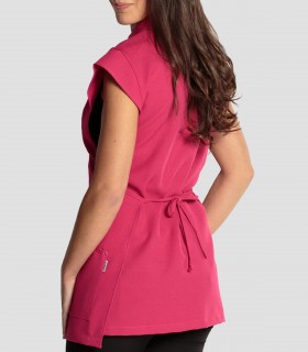 Casulla Vivos Raso Fucsia para comercio y estética