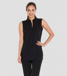 Casaca Microfibra Mao sin mangas Negra