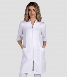 Bata sanitaria Levita Blanca manga 3/4