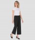 Pantalón Culotte negro para peluquería y comercio