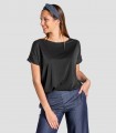 Camiseta Negra fluida estética